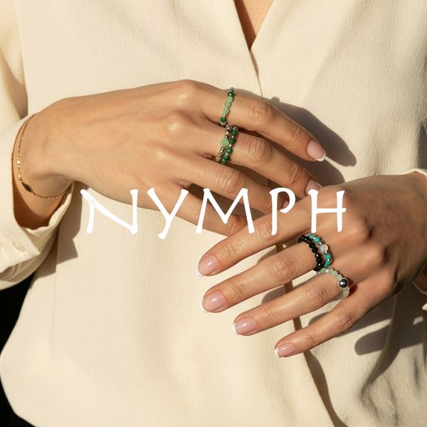 Ninfa – Conjuntos de anillos de gemas inspirados en la naturaleza