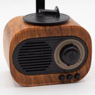Mini Altavoz de Gramófono retro - Bluetooth y radio FM - 5 vatios x 1