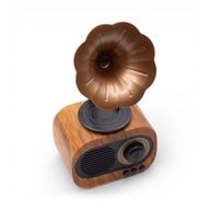 Mini Altavoz de Gramófono retro - Bluetooth y radio FM - 5 vatios x 1