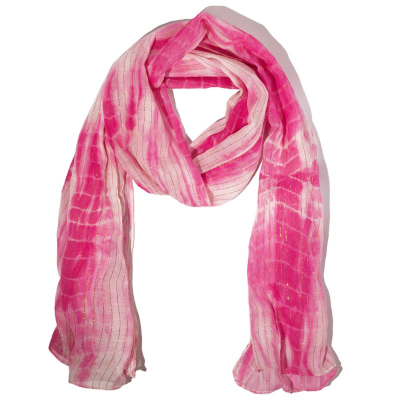 Nomad Sari  - Pareo -  180x50cm - Brillo de fiesta - Rosa perfecto