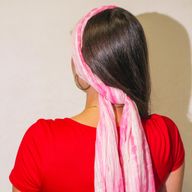 Nomad Sari  - Pareo -  180x50cm - Brillo de fiesta - Rosa perfecto