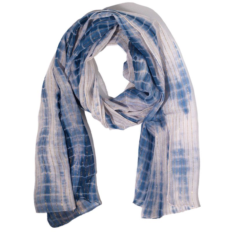Nomad Sari  - Pareo -  180x50cm - Brillo de fiesta - Azul oscuro