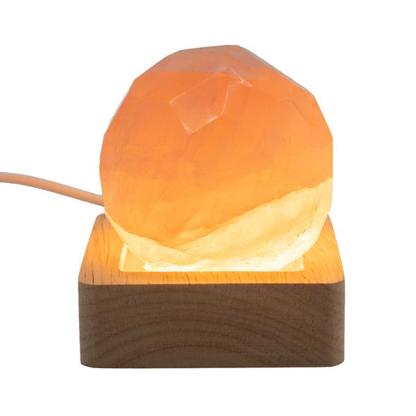 Base LED USB Cuadrada de Madera de 6 cm - Frío/Cálido/Luz diurna