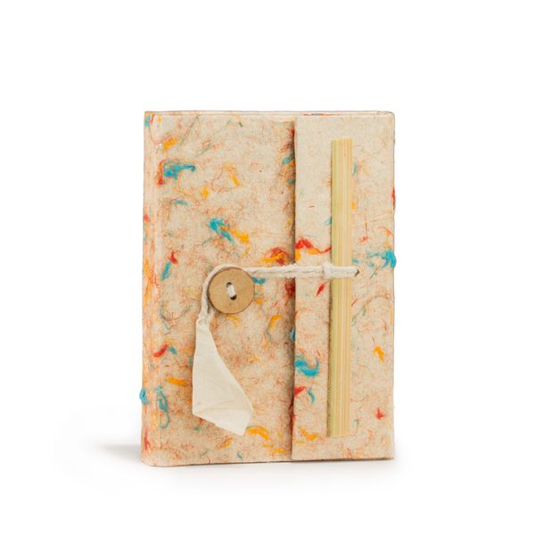 Cuaderno Mini Lokta - Algodón de Colores Mixtos Lokta