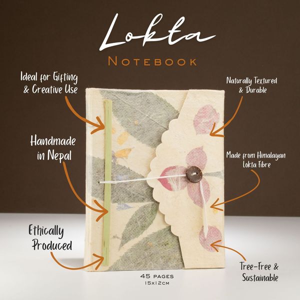 Cuaderno Mediano  Lokt - Bugambilia