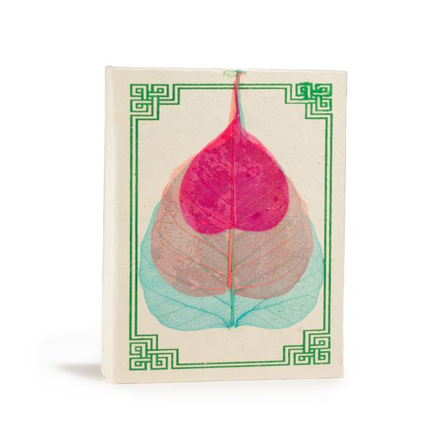 Cuaderno Mediano Lokta - Hoja de Bodhi