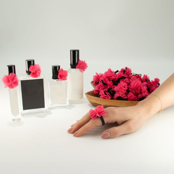 Anillos Difusores de Gasa - Rosa