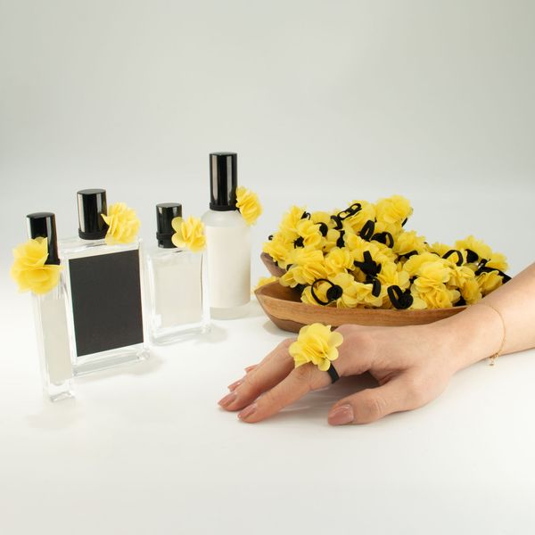 Anillos Difusores de Gasa - Amarillo