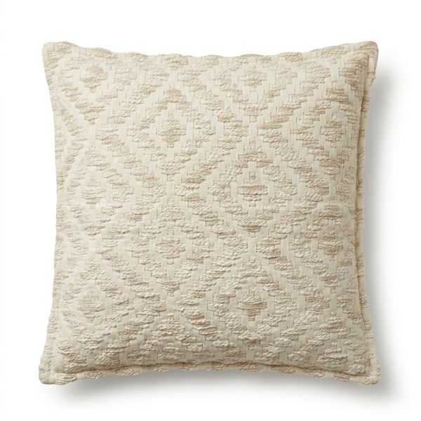 Funda de Cojín Clásico - Geometría neutra crema - 45x45 cm