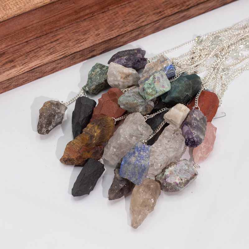 Pack de Inicio Péndulos de Cristales + Soporte Marrón