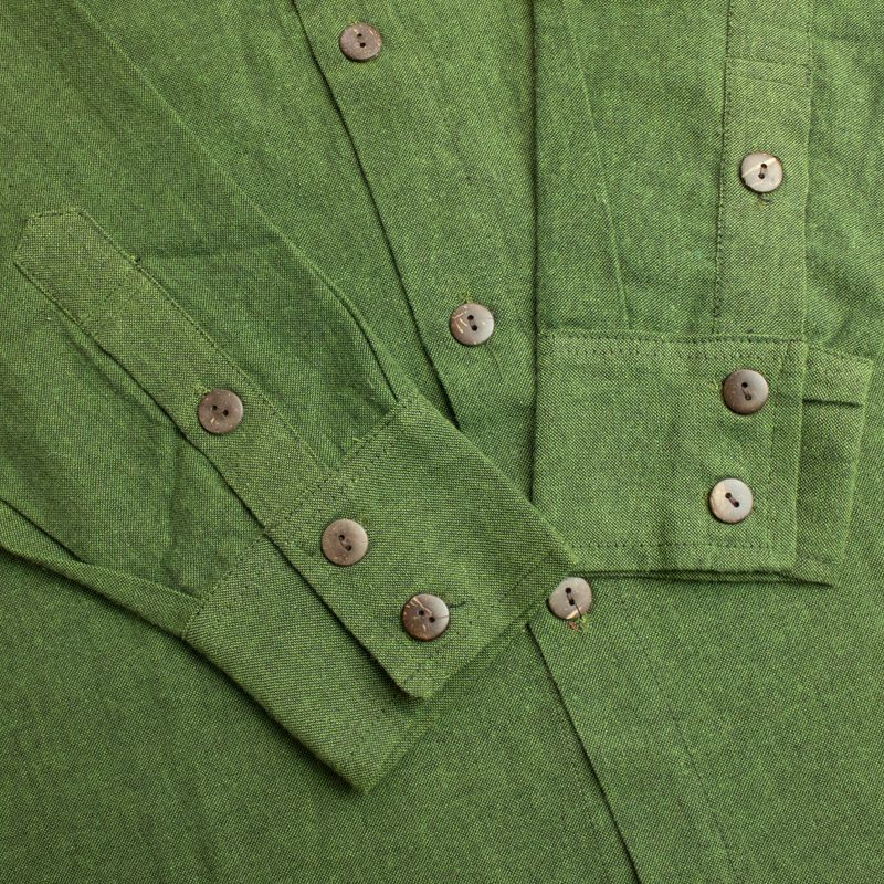 Nomad Sari Kathmandu Shirt - Verde bosque - Mediano