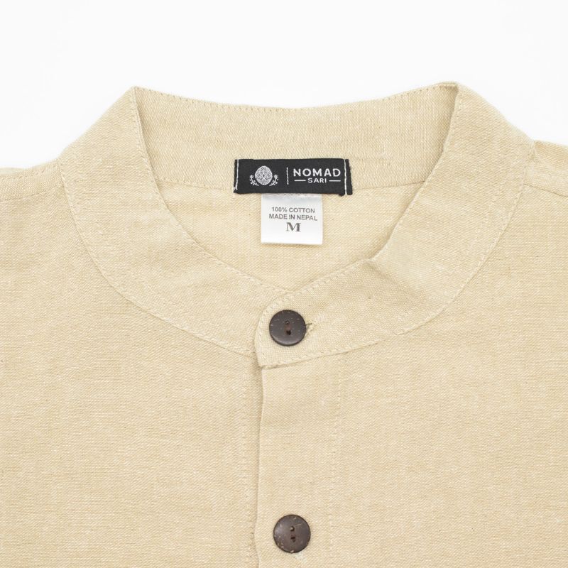 Nomad Sari Katmandú Camisa - Piedra - Mediano