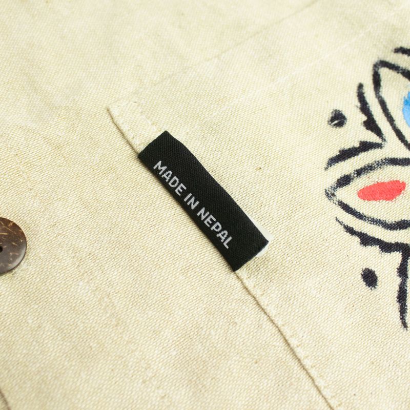 Nomad Sari Katmandú Camisa - Piedra - Mediano