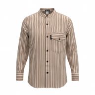 Nomad Sari Grandad Shirt - Marrón beige - Mediano