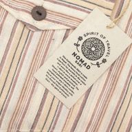 Nomad Sari Grandad Shirt - Marrón beige - Mediano
