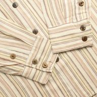 Nomad Sari Grandad Shirt - Marrón beige - Mediano