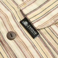 Nomad Sari Grandad Shirt - Marrón beige - Mediano