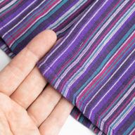Nomad Sari Grandad Shirt - Negro Púrpura - Mediano