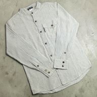 Nomad Sari Grandad Shirt - Gris piedra - Mediano