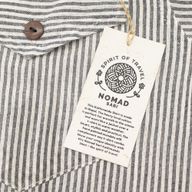Nomad Sari Grandad Shirt - Gris piedra - Mediano