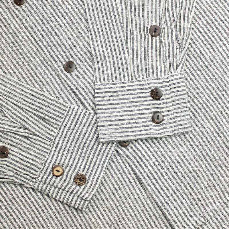 Nomad Sari Grandad Shirt - Gris piedra - Mediano