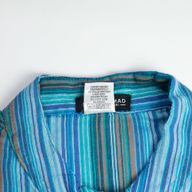 Nomad Sari Grandad Shirt - Turquesa - Mediano