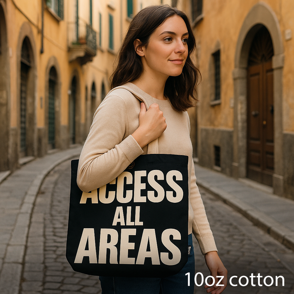 Bolso Tote Básico Icónico - Acceso a todas las áreas - Negro Natural