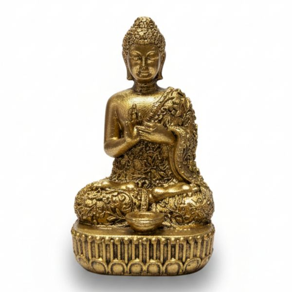 Miniaturas de Buda de latón (110 g) - 76 mm