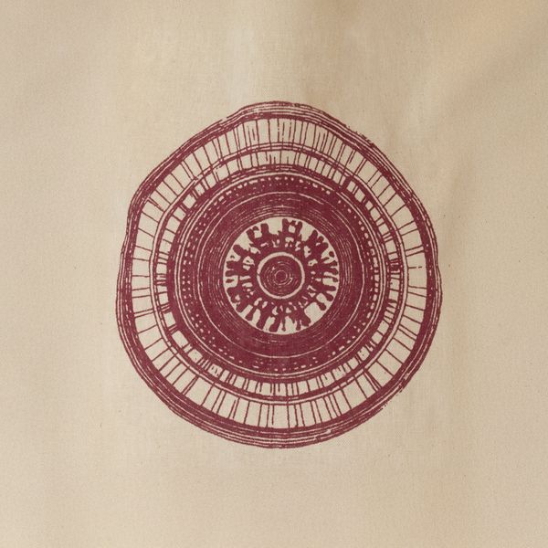 Bolsa de regalo tipo tote mini icónica - Urban Mandala (4 colores surtidos) - (25x18 cm) - Natural 4oz