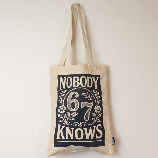 Bolso Tote Icónico Toni - Nobody Knows 67 (42x30 cm) - Natural 10 oz