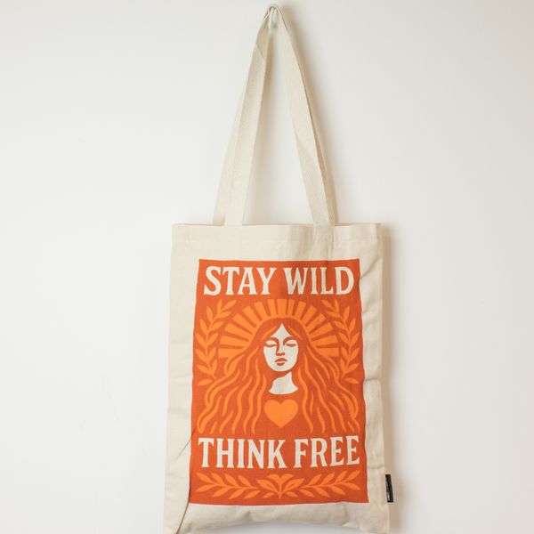 Bolso Tote Iconic Toni - Mantente Salvaje (41x31 cm) - Natural 10 oz