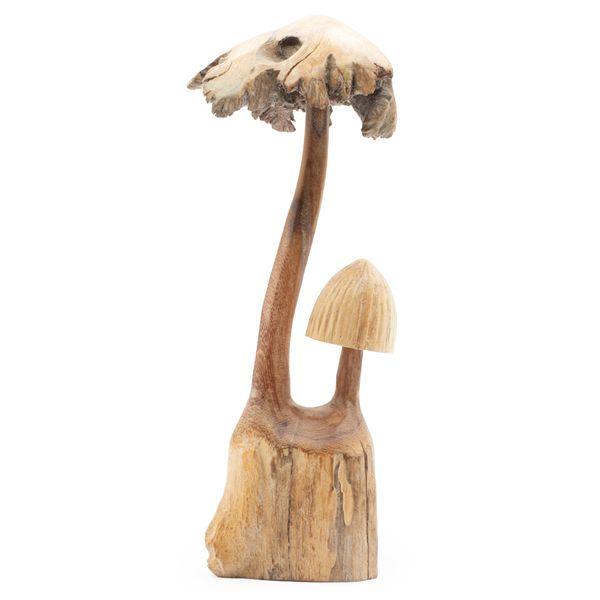 Figura de Madera Tallada a Mano  - Conjunto de dos setas