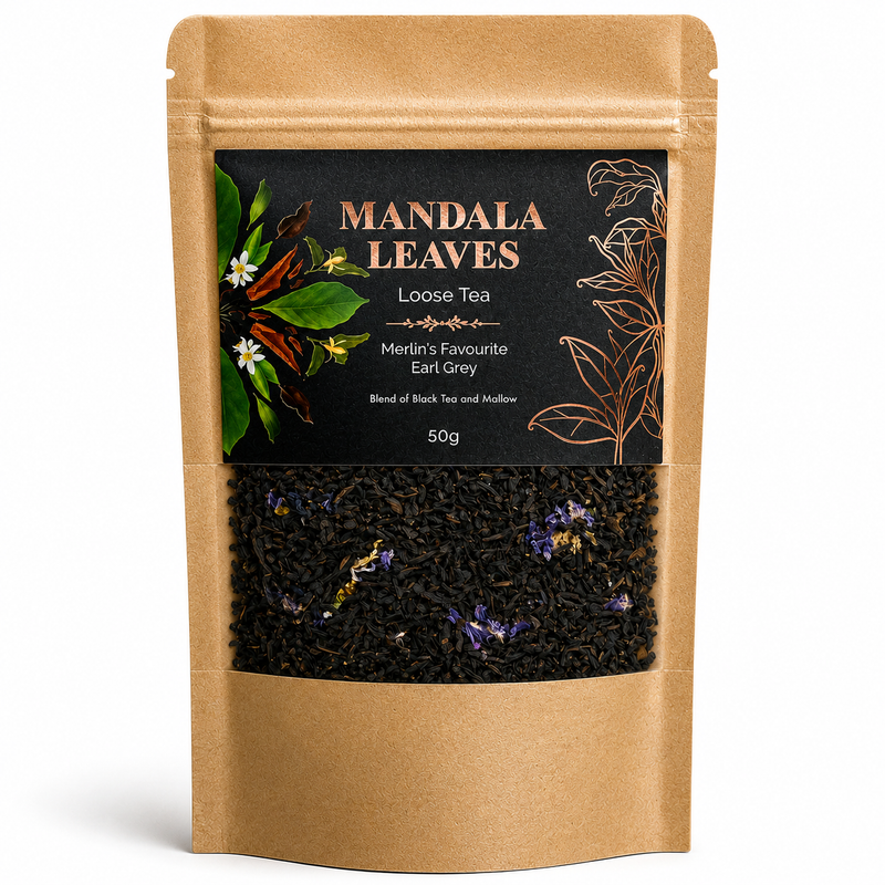 Té Mandala Leaves - Merlin's Favorite Earl Grey 50g