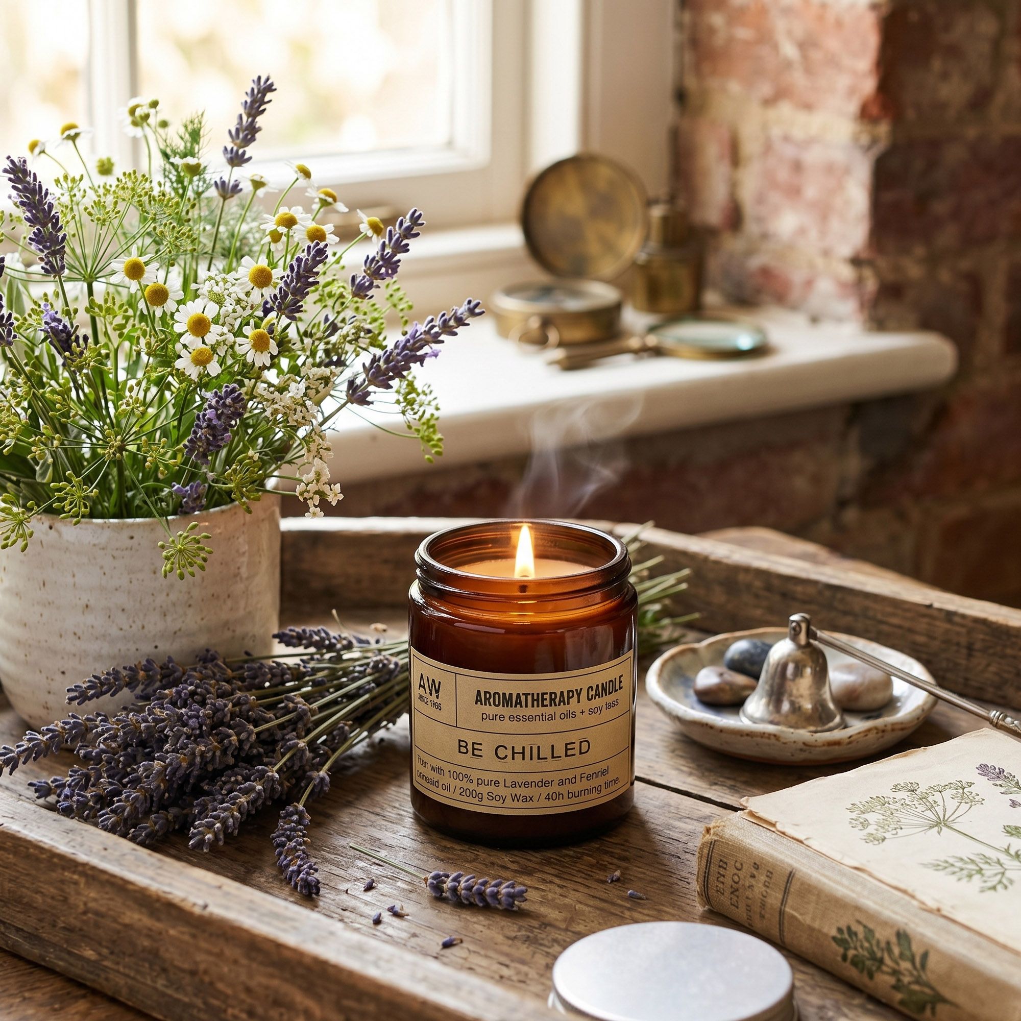 Velas para Aromaterapia con Cera de Soja