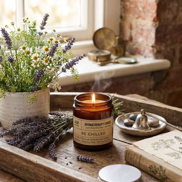 Velas para Aromaterapia con Cera de Soja