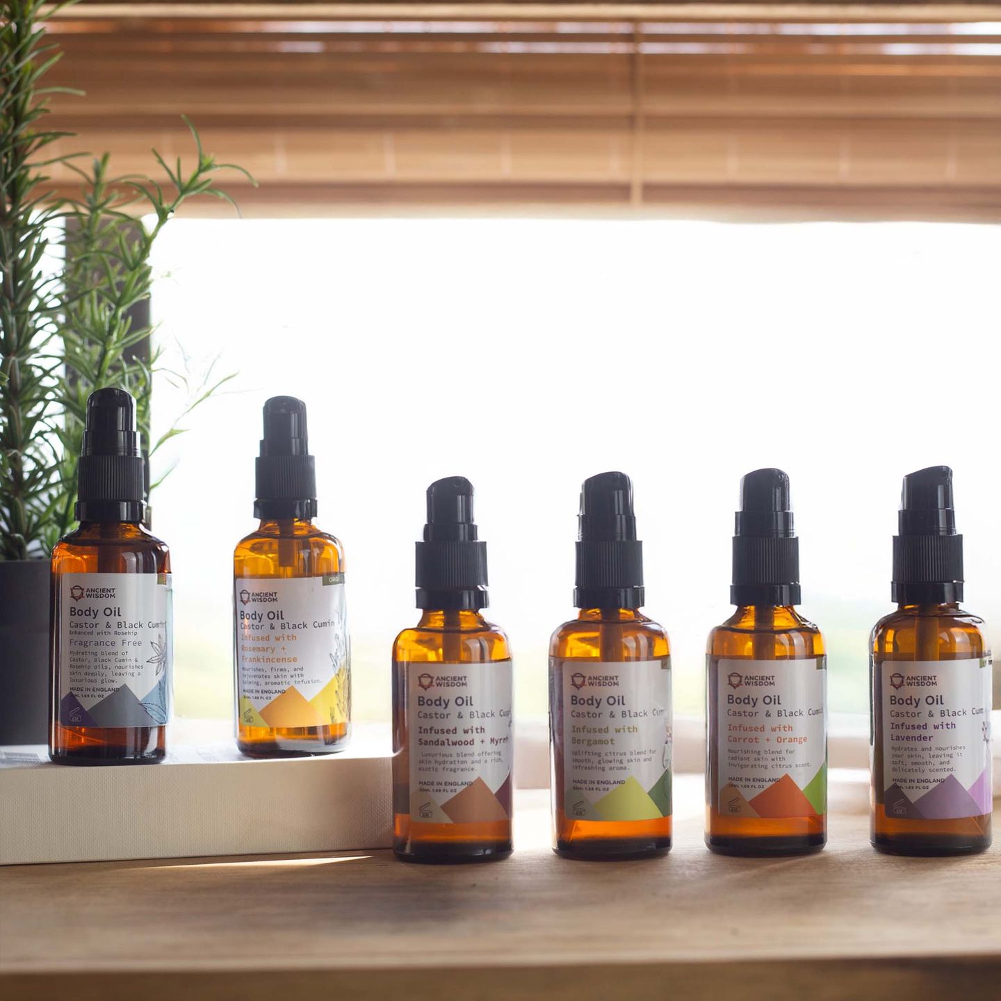 Aceites corporales ecológicos Ancient Wisdom