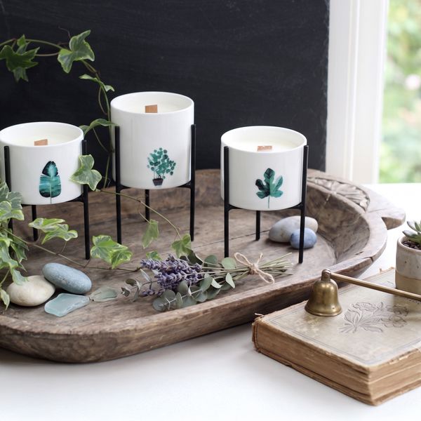Velas Aromáticas de Cera de Soja