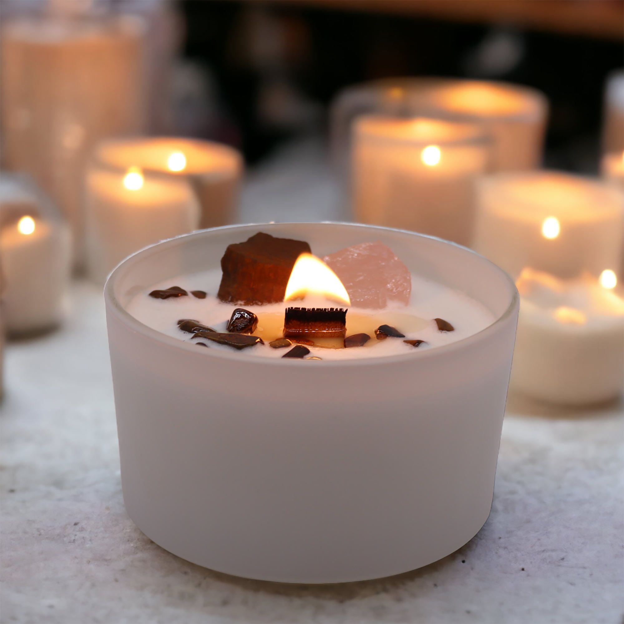 Velas de Cristal de Chakra