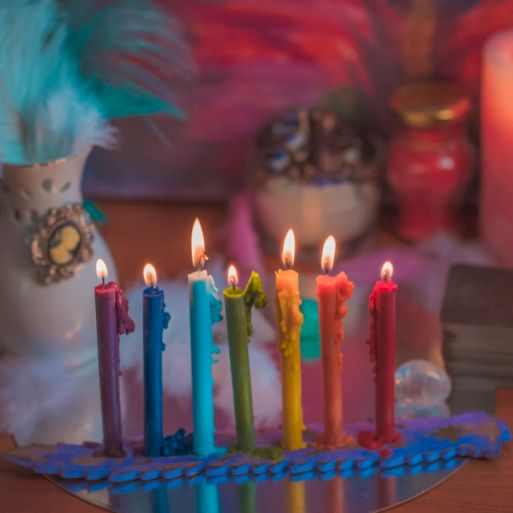 Conjunto de 10 velas para rituales