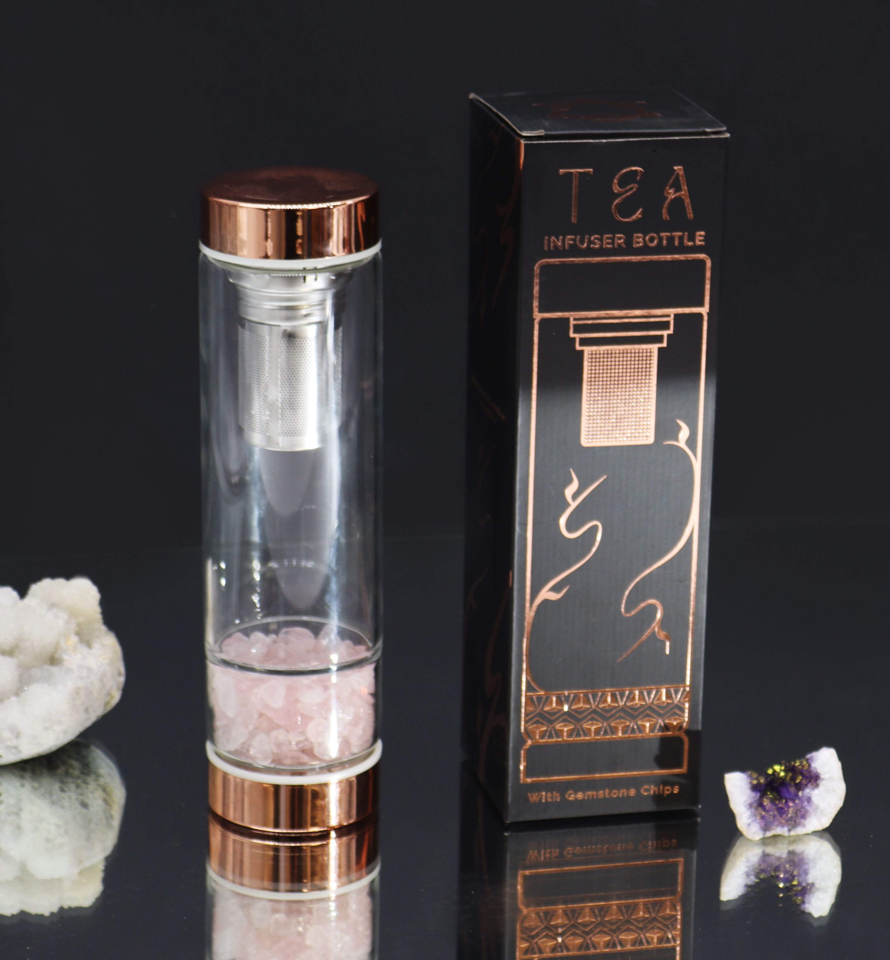 Botella de Cristal para Infusión de Té