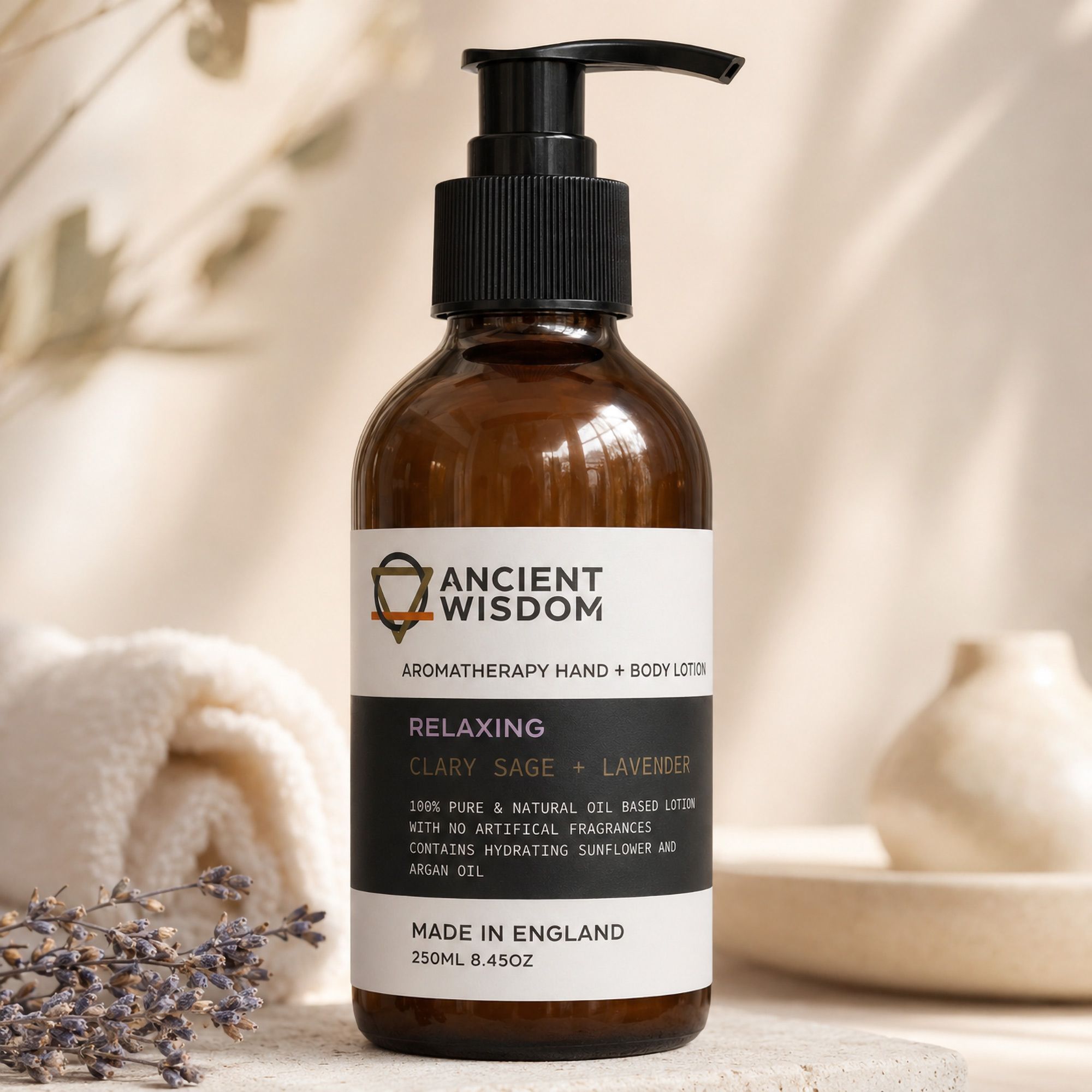 Crema de Manos y Cuerpo - Aromaterapia 250 ml