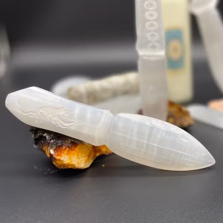 Piezas de selenita