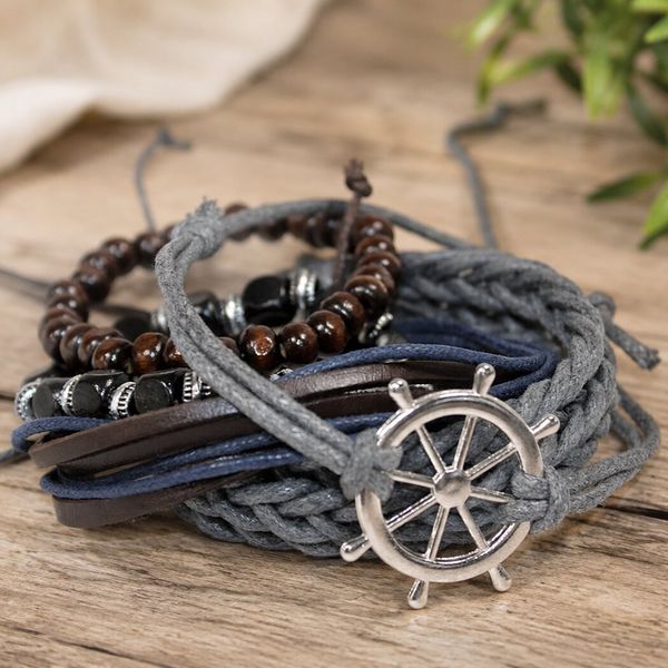 Set de Pulseras de Hombre