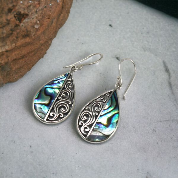 Pendientes de Nácar y Plata