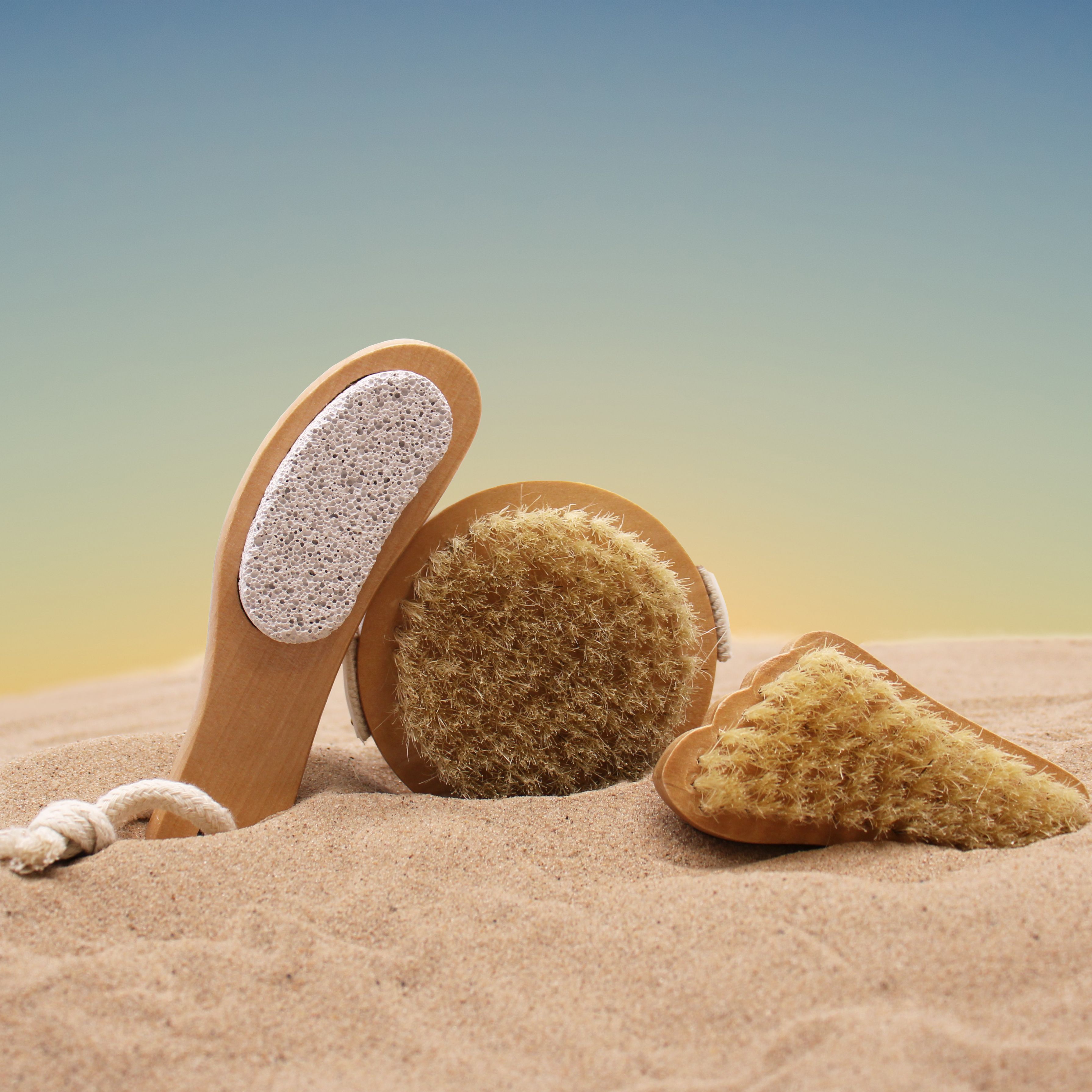 Cepillos Exfoliantes, Limas y piedras pomez