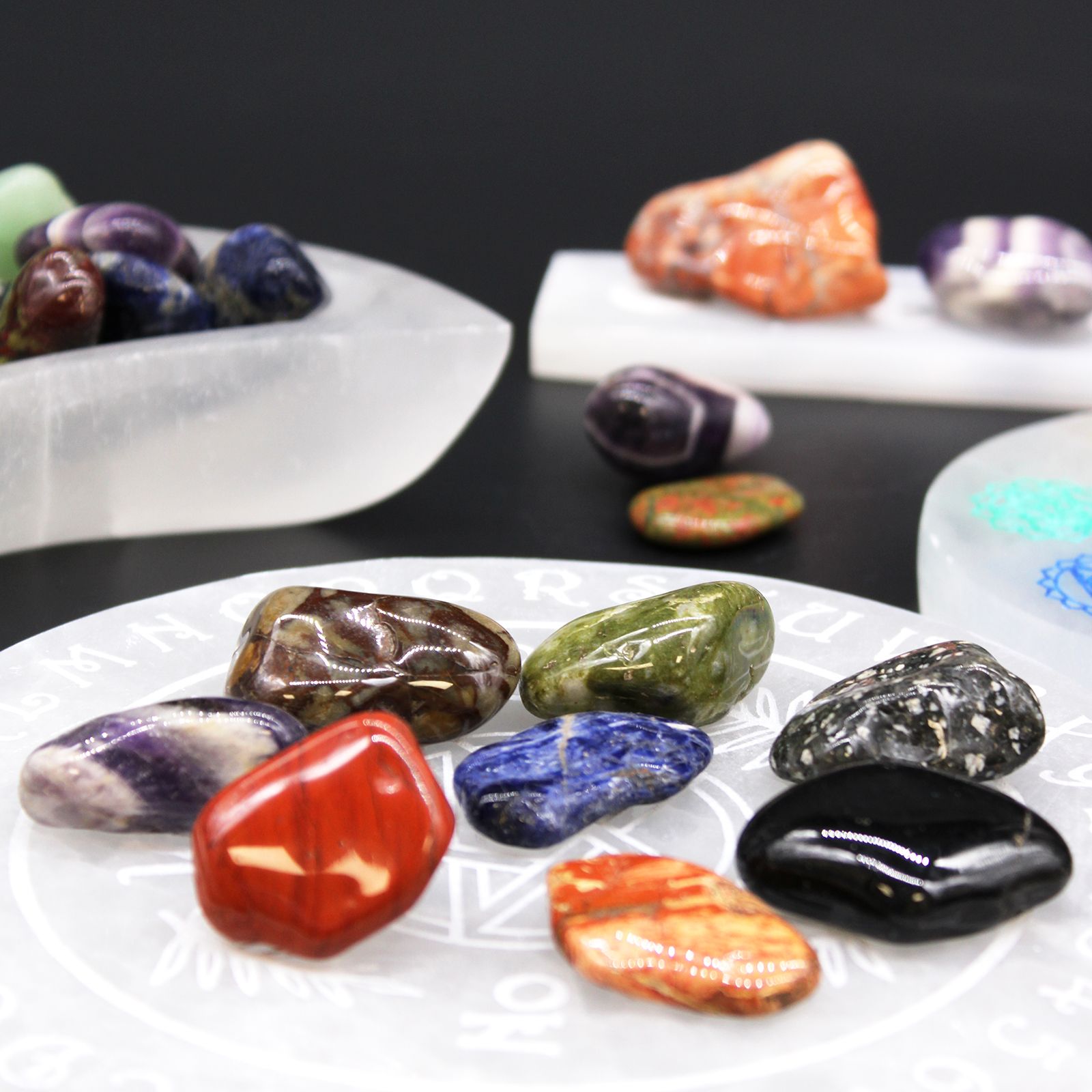 Piedras africanas medianas