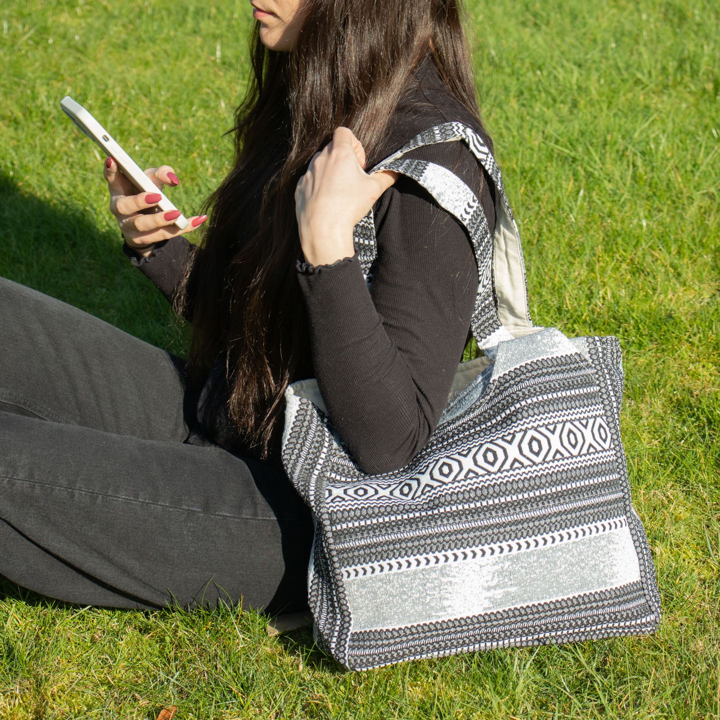 Bolsos Jacquard Natural – Atlas Nomad
