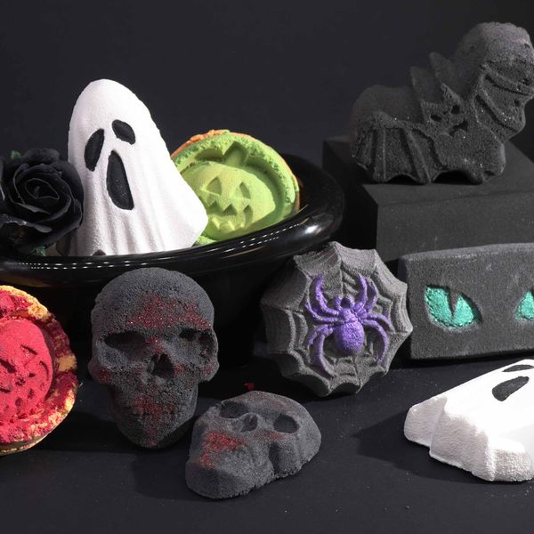 Bombas de baño de Halloween