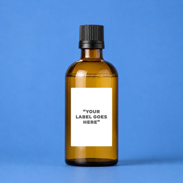 Aceite de masaje y baño sin etiqueta
