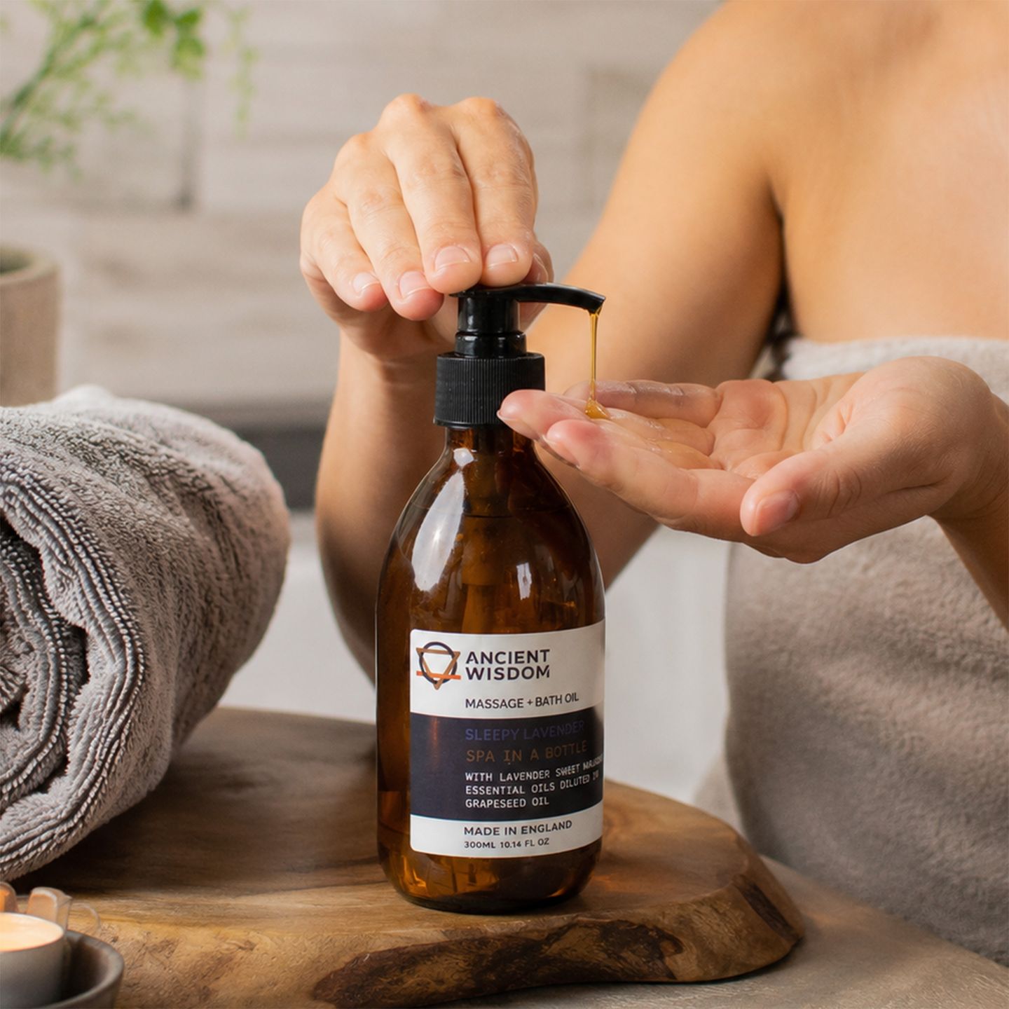 Aceites de masaje y baño Ancient Wisdom